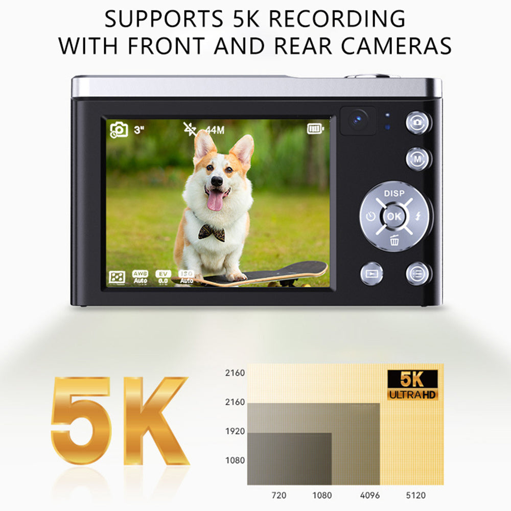 DC305X Digital Camera 5K 56MP Kids Camera 10X Optical Zoom Vlogging Camera for Teens DC305X Digital Camera 5K 56MP Kids Camera 10X Optical Zoom Vlogging Camera for Teens